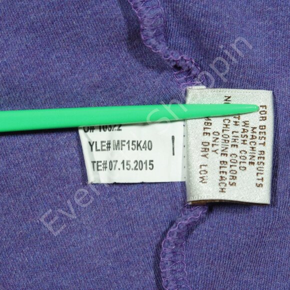 Peter Millar Great Waters Reynolds Lake Oconee Pullover Mens XL Purple Cotton - Picture 7 of 7